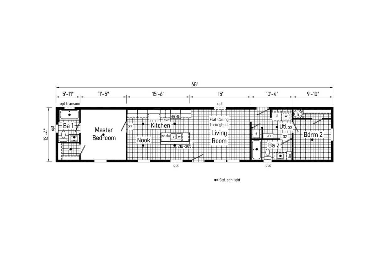PINEGROVE 3 STOCK EZ14682A FLOOR PLAN